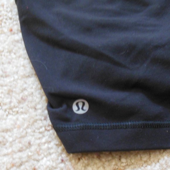 Lululemon Black Liberty Tie Cinch Front Bike Short - Picture 4 of 4